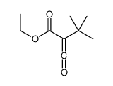 ethyl 3,3-dimethyl-2-(oxomethylidene)butanoate结构式