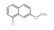 1-氯-7-甲氧基萘结构式