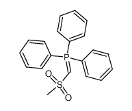 (methylsulfonylmethylene)triphenylphosphorane Structure