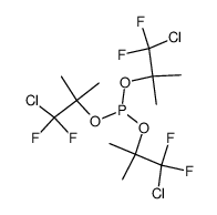 phosphoric acid tris-(2-chloro-2,2-difluoro-1,1-dimethyl-ethyl ester) Structure