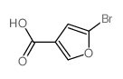 5-溴-3-呋喃甲酸结构式