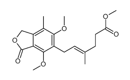 6-O-Methyl Mycophenolic Acid Methyl Ester structure