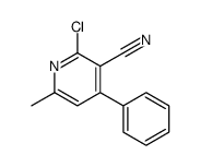 2-chloro-6-methyl-4-phenylpyridine-3-carbonitrile Structure