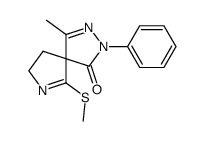 1-methyl-6-methylthio-3-phenyl-2,3,7-triazaspiro<4.4>non-6-dien-4-one Structure