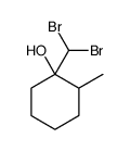 1-(dibromomethyl)-2-methylcyclohexan-1-ol Structure