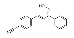 3-(4-Cyanophenyl)-1-phenyl-propenon-oxim Structure