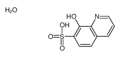 8-hydroxyquinoline-7-sulfonic acid,hydrate Structure