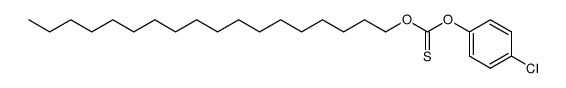 thiocarbonic acid O-(4-chloro-phenyl) ester O-octadecyl ester结构式