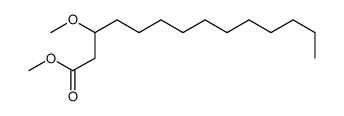 methyl 3-methoxytetradecanoate Structure