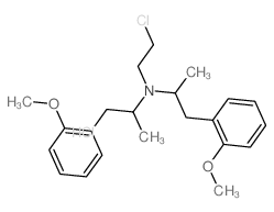 N-(2-chloroethyl)-1-(2-methoxyphenyl)-N-[1-(2-methoxyphenyl)propan-2-yl]propan-2-amine Structure