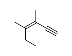 3,4-dimethylhex-3-en-1-yne Structure