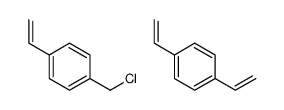 1,4-bis(ethenyl)benzene,1-(chloromethyl)-4-ethenylbenzene结构式