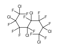 1,2,4,5,7,8-hexachloro-1,1,2,3,3,4,5,6,6,7,8,8-dodecafluorooctane结构式