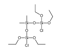 bis[[chloro(diethoxy)silyl]oxy]-dimethylsilane结构式