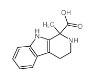 1H-Pyrido[3,4-b]indole-1-carboxylicacid, 2,3,4,9-tetrahydro-1-methyl- Structure