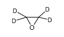ethylene-d4 oxide Structure