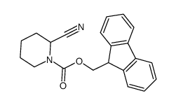2-氰基-1-N-Fmoc-哌啶结构式