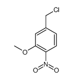 4-(氯甲基)-2-甲氧基-1-硝基苯结构式