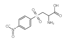 2-amino-3-(4-nitrophenyl)sulfonylpropanoic acid Structure
