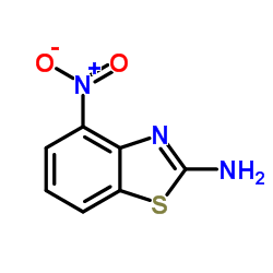 2-氨基-4-硝基苯并噻唑结构式
