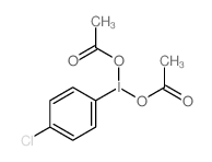 [acetyloxy-(4-chlorophenyl)-λ3-iodanyl] acetate结构式