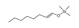 1-trimethylsiloxyoct-1-ene Structure