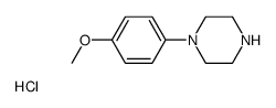 1-(4-METHOXYPHENYL)PIPERAZINEHYDROCHLORIDE Structure