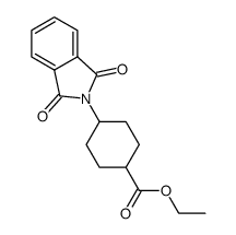 ethyl 4-(1,3-dioxoisoindolin-2-yl)cyclohexanecarboxylate结构式