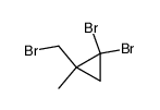 1-(bromomethyl)-1-methyl-2,2-dibromocyclopropane Structure