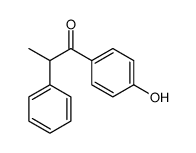 1-(4-hydroxyphenyl)-2-phenylpropan-1-one结构式