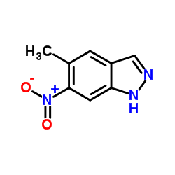 5-Methyl-6-nitro-1H-indazole Structure