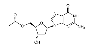 5'-O-acetyl-2'-deoxyguanosine结构式
