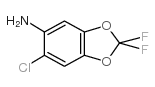 6-氯-2,2-二氟苯并[d][1,3]二氧戊环-5-胺结构式