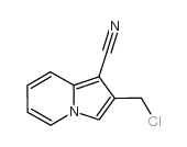 2-(氯甲基)吲哚嗪-1-甲腈结构式