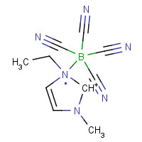 1-ETHYL-3-METHYLIMIDAZOLIUM TETRACYANOBORATE structure