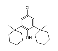 4-chloro-2,6-bis(1-methylcyclohexyl)phenol Structure