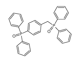 (4-diphenylphosphinyl)-benzyl diphenylphosphine oxide Structure