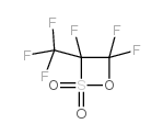 trifluoro-3-trifluoromethyl-1,2-oxathietane-2,2-dioxide Structure