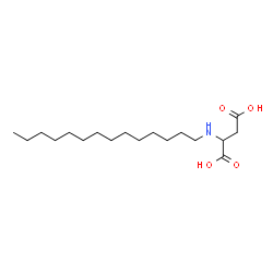 Myristyl aspartic acid, DL- structure