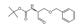 (S)-2-(t-butoxycarbonylamino)-3-phenylmetoxy-1-propanal Structure