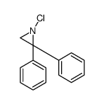 1-chloro-2,2-diphenylaziridine结构式