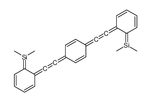 [2-[2-[4-[2-[2-(dimethyl-λ3-silanyl)phenyl]ethynyl]phenyl]ethynyl]phenyl]-dimethylsilicon Structure