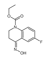 ethyl 6-fluoro-4-hydroxyimino-2,3-dihydroquinoline-1-carboxylate结构式