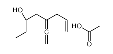 acetic acid,(3R)-5-ethenylideneoct-7-en-3-ol Structure