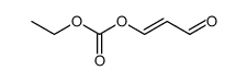 3-ethoxycarbonyloxy-propenal结构式