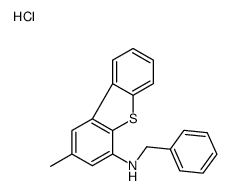 N-benzyl-2-methyldibenzothiophen-4-amine,hydrochloride结构式