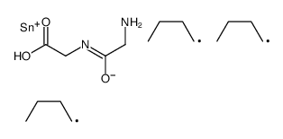 tributylstannyl 2-[(2-aminoacetyl)amino]acetate Structure