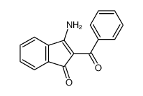 2-benzoyl-3-amino-2-inden-1-one Structure