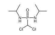N-[dichloromethyl-(propan-2-ylamino)phosphoryl]propan-2-amine结构式