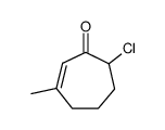 2-Cyclohepten-1-one,7-chloro-3-methyl-结构式